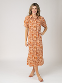 The Kris Dress in Cinnamon Jardin