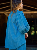 Bronco Bellini Blouse in Denim