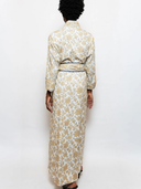 Marrakech Kaftan in Chino/Navy Vintage Lily