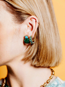 Grazie Earrings in Turquoise Green