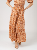 The Abby Skirt in Cinnamon Jardin