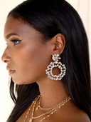 Crystal Bouquet Earrings