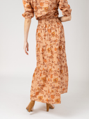The Abby Skirt in Cinnamon Jardin
