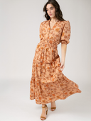 The Abby Skirt in Cinnamon Jardin