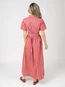 The Elle Maxi Dress | Red Love Stripe