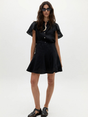 Willow Linen Shirt in Black