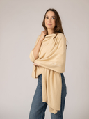 Cotton Cashmere Wrap | Beige