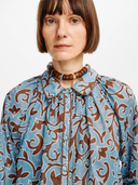 The Alice Top in Autumn Vine Blue