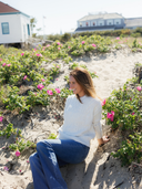 Cable Knit Nantucket Sweater in Ivory