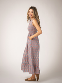 The Margot Dress | Red Scallop