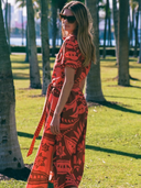 Amira Shirt Dress in Naia Terracotta