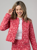 The Pari Quilted Jacket in Jaipur Ruby