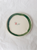 Emerald Cornflower Catchall Plate
