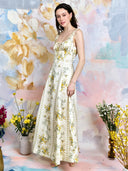 Adrianna Maxi Dress in Estelle Floral Print