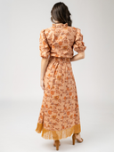 The Markey Skirt in Cinnamon Jardin