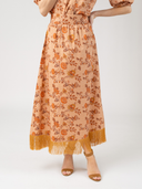 The Markey Skirt in Cinnamon Jardin