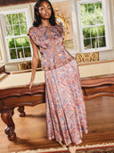 Arden Skirt in Lucent Lights Print