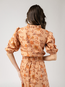 The Abby Skirt + Lily Top Set in Cinnamon Jardin