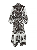 SUE SARTOR Flounce in Espresso Vintage Lily