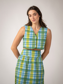 The Trellis Top | Mystic Plaid