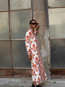 Marrakech Kaftan in Terracotta Marigold