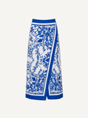 Lihua Midi Skirt in Altesse Print