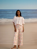 Disco Pant in Big Geranium Print