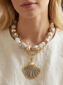 Lustre Shell Necklace