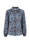 The Alice Top in Autumn Vine Blue