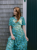 The Abby Top | Blue Wiley Floral