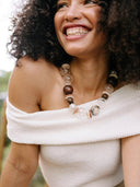 Shanti Glass Blown Bold Necklace