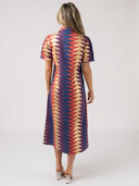 The Kris Dress in Spice Bagru Triangle