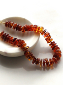 Cognac Amber Statement Necklace