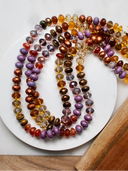 Rich Umber Mix Gemma Medium Rondelle Necklace