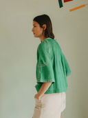 Cotton Gauze Bell Top