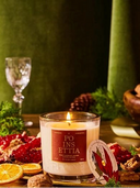Rewined Poinsettia Holiday Candle