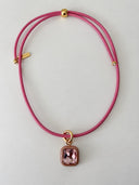Aurora Pendant Necklace in Dusty Pink