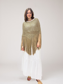 Limay Poncho in Tan