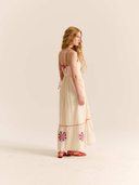 The Carmen Dress in Gardenia