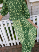 The Avi Top + Veda Skirt Set | Jaipur Green