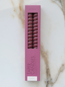 Spiral Taper Candles in Boysenberry