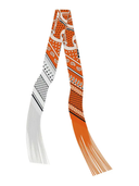 Frilly Fringe Scarf in Orange