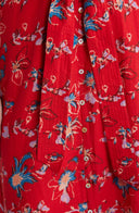 Cheyenne Midi Dress in Fiore Rosso