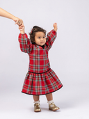 The Dove Dress in Holiday Plaid