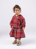 The Dove Dress in Holiday Plaid