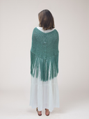 Limay Poncho in Aqua