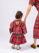 The Dove Dress in Holiday Plaid
