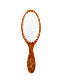 Hand-Painted Brown Paisley Brush