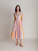 Maeve Dress in Sorbet Stripe
