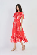 Leni Dress in Palm Springs Rouge